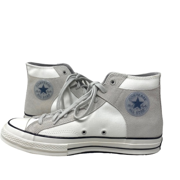 Converse Chuck 70 High White Mouse Shoes Casual Suede Canvas Men's Size A01780C - Picture 6 of 10